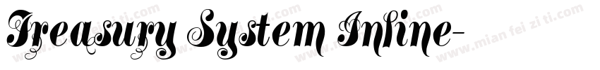 Treasury System Inline字体转换
